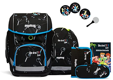 ergobag cubo Set ergonomischer Schulrucksack Klassisch 5-teilig 1. Klasse Grundschule