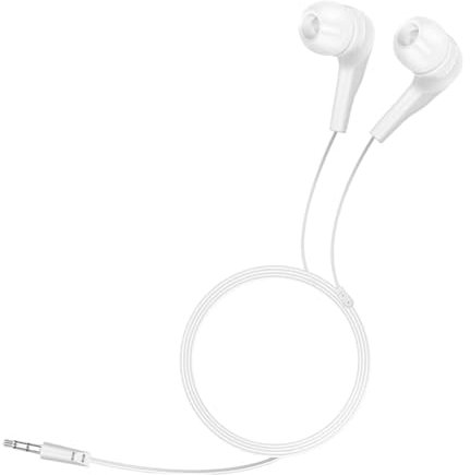 Generico Cuffie con cavo - Cuffie intrauricolari con cavo | Cuffie cablate con jack da 3,5 mm | Cuffie per computer per la scuola | Cuffie plug-in | Cuffie per bambini