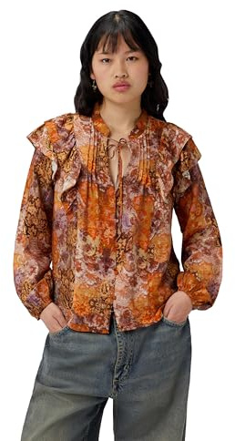 BLUS_ROMANTICA, 7002 Naranja, S