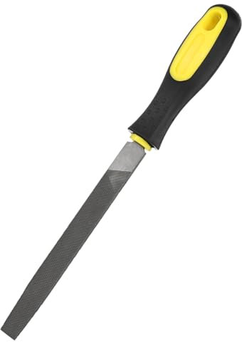 M METERXITY Lima Plana Metálica De 6 Pulgadas Lima De Diamante Lima Manual De Acero Alto Carbono Con Mango De PVC Para Madera/Metal/Cerámica/Vidrio/Piedra/Joyería/Azulejo/Modelado/DIY/Afilado