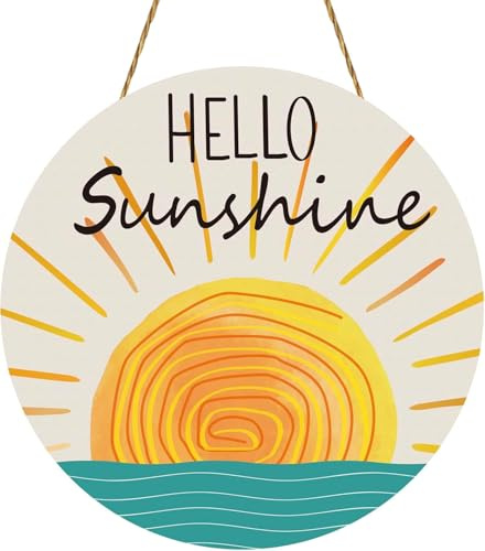 Decoración Colgante Madera de Verano Adornos de Chanclas Hello Summer Decoración Puerta Entrada Verano, Colgantes Pared Interior con Cuerda para Decoración Del Hogar, Playa, Fiesta en La Piscina (D)