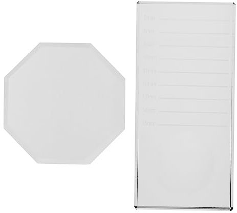 PACKOVE 2pezzi Guarnizione Per Ciglia in Vetro Cuscinetto Per Ciglia Guarnizione Per Strumento Per Finte Per in Vetro Per Di Extension Per Riutilizzabili