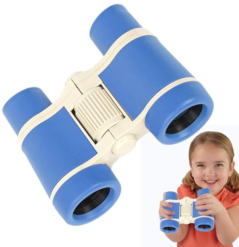 Binocolo per bambini, giocattolo per bambini, telescopio educativo per ragazze, giocattolo educativo, 4 x 30, obiettivo di osservazione con ingrandimento elevato, per bambini, campeggio, caccia