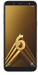 Samsung A6 Smartphone débloqué LTE (Ecran : 5,6 Pouces - 32 Go - Double Nano-SIM - Android) Or