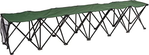 Trademark Innovations Bänk, legerat stål, grön, 100 tum L B x 18 tum H