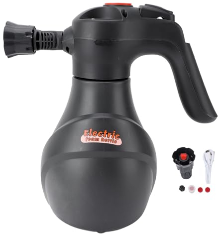 Pulverizador eléctrico de Espuma, pulverizador eléctrico Multifuncional de Espuma a presión Bomba USB sin Cable Pulverizador de Espuma para Lavado de Coches, riego de Jardines