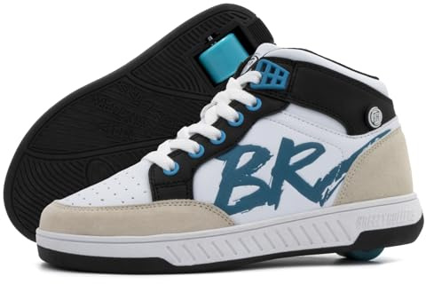 BREEZY ROLLERS skor med hjul för barn I rullskor-Sneaker Kids I från barn gator skor till rullskridskor på några sek. I Patenterat klicksystem I Gymnastikskor med hjul för flickor och pojkar