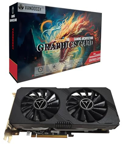Radeon RX 5700 XT Graphics Card, 8GB GDDR6 256-Bit RDNA Architecture 1755/1905 MHz (Base/Boost Clock) DirectX 12 HDMI DP PCIe4.0 AAA PC Gaming Video Card for Office Gaming (RX 5700 XT 8GB)