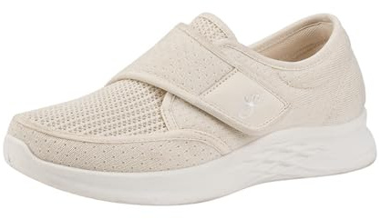 Allbestop Baskets Orthopédiques Femme, Chaussures Orthopédiques Chaussures de Tennis de Table Femmes Barefoot Sneaker Running Femme Chaussure Randonnee Marche Ensemble Jogging, Sport(Beige,40)