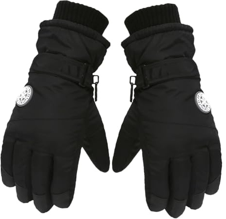 Generico Guanti Termici Calcio Ragazzo Sportivi Sottoguanti Freddo Invernali Neve Pile Bicicletta Accessori Winter Gloves