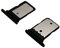 jbTec SIM-Tray kompatibel mit Google Pixel 5 - Kartenhalter Single Slot Schlitten Rahmen Simkarte Holder, Farbe:Schwarz