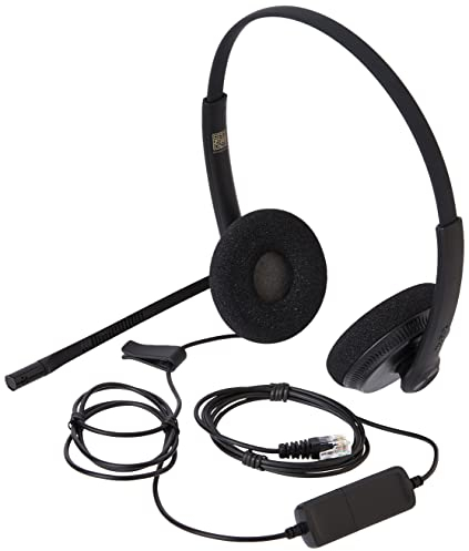 Yealink YHS34 Lite Dual Headset kabelgebunden QD zu RJ12