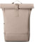 Johnny Urban Rucksack Damen Beige - Harvey Medium - Rolltop Mit Laptopfach für Uni Business City - 15L - Matte PU Beschichtung - Wasserabweisend