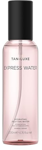Tan-Luxe Express Water, Rapid Self Tanner Spray, Hydrating Tanning Water for a Fast, Natural Looking Tan, Cruelty-Free, 6.76 fl. oz