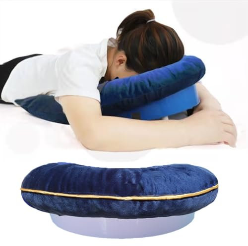 Almohada Apoyo para Hombros, Almohada Boca Abajo Ajustable En Altura, Almohada Facial Almohada para Dormir Boca Abajo Multifuncional, Almohada Recuperación Cirugía Ocular Vitrectomía