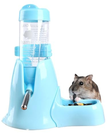 Norhogo Distributeur automatique d'eau et de nourriture pour hamsters, 80 ml, abreuvoir et distributeur pour petits animaux, cochons d'Inde, lapins, nains