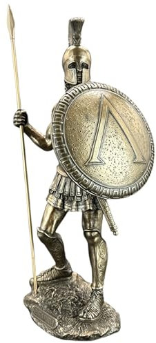 57 SPECIAL REPLICAS Bronze Gifts Statue HOPLITE FIGURE - SPARTAN WARRIOR Decor Statue Gifts for Women for Men Sculpture Home Decor