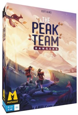 Matagot The Peak Team – Rangers | Gioco da tavolo Strategico e Cooperativo | Proteggi la Fauna Selvatica di Una Riserva Naturale | Meccanismo di Disegno Invertito | 1-4 Giocatori