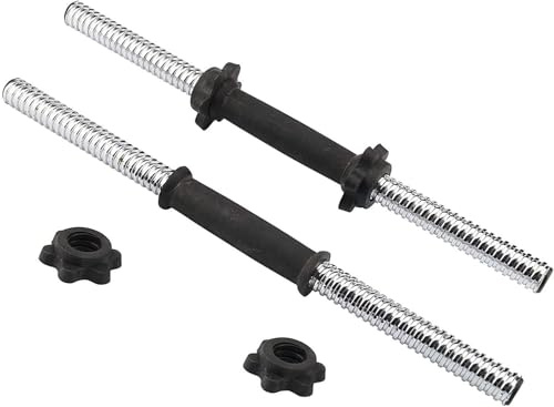 BREEZENEST 48cm Dumbbell Bar Pair, Adjustable Dumbbell Set