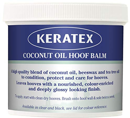 Keratex Signature - Balsamo per Zoccoli con Olio di Cocco, 400 g, Colore Nero, Trasparente, Unisex, KCOHB BL