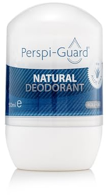 Perspi-Guard Natural Deodorant Roll-On for Women & Men, Aluminium Free, Long-Lasting Odour Protection, Aloe Vera, Vegan, Paraben Free, 50ml