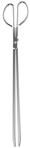 UPTALY Pinza a forbice extra lunga da 53 cm, clip per immondizia in acciaio inossidabile con manico lungo, raccoglitore per rifiuti di grandi dimensioni, morsetto per legna da ardere addensato