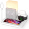 Chargeur à Induction Station, COLSUR 3 en 1 Chargeur sans Fil 15W Universel Portable Rapide Charger pour iPhone 16/15 /14/13/12/11 Pro Max/X/8/Samsung/Huawei, iWatch SE 9/8/7/6/5/4/3/2 et AirPods