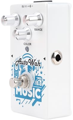 Btuty Auto Wah Pedal Guitar Effects Pedal 70s Classic Design with Loop Recording 3-Knob Control for Fun Bass Line Stage Performance