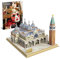 CubicFun National Geographic 3D Puzzle Italien Venedig St.Mark's Square Cathedral Puzzle mit Booklet Travel Souvenir Geschenk für Erwachsene und Kinder, 107 Stück