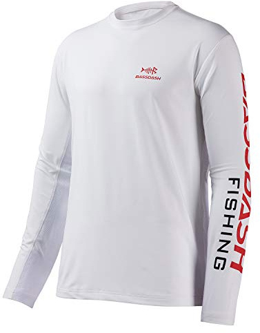 Bassdash Camicia da Pesca a Maniche Lunghe - Abbigliamento da Pescatore Con Protezione Solare UV UPF