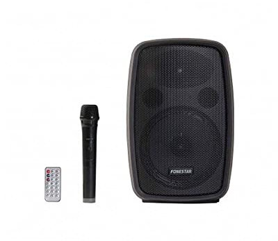 ALTAVOZ PORTÁTIL FONESTAR AMPLY 100W BT FM USB/MICROSD BASS REFLEX MICRÓFONO INALÁMBRICO BAT. 2000MAH MANDO A DISTANCIA