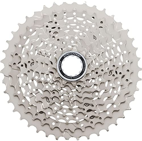 Shimano Deore CS-M4100-10 Cassette - 10 velocidades, 11-46t, Color Plateado