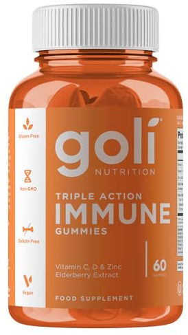 Gummies immunitaires à triple action (60 gummies)