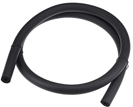 QUARKZMAN 6mm x 16mm 1m Skum Grip Flexibelt Rör Anti-slip för möbler och industri och elektronisk utrustning, Svart
