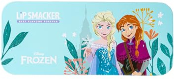 Lip Smacker Frozen Lip & Face Color Tin, Set di Trucchi Frozen per Bambini con Lucidalabbra e Ombretti Luminosi e Colorati, Accessori Beauty Inclusi
