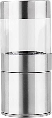 Pfeffermühle aus Edelstahl, manuelle Salz- und Pfeffermühle, tragbare Küchenmühle, Gewürzmühle, Küchenutensilien, Gewürzmühle, Saucenmühle, Pfeffermühle, Küchengewürzmühle (Messing)