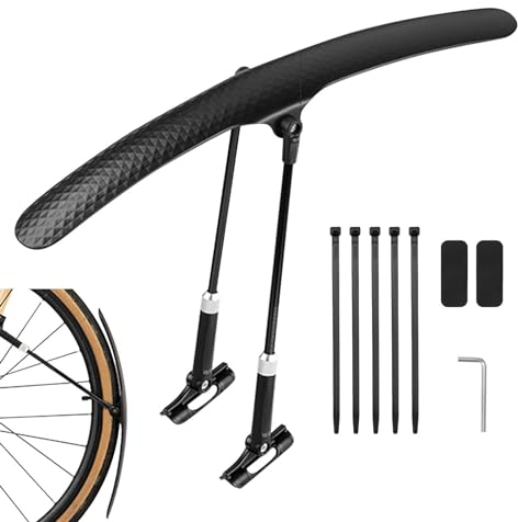 Fukamou Fahrrad Schutzblech, Schnelle Demontage Fahrrad Schutzblech Für Vorne Und Hinten, MTB Steckschutzblech Abnehmbar Spritzschutz