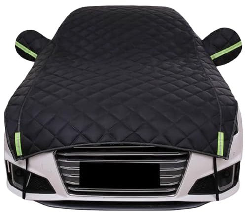 Bache Voiture Anti Grele,Demi-Housse de Voiture, Protection Solaire et Isolation Thermique, Glace, Gel, poussière, pour intérieur et extérieur(Color:B,Size:Hatchback-5.2 * 2.5m)