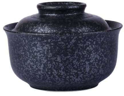 TuYines Bol à ramen en céramique avec couvercle,Bol Japonais,Bol Ramen en Porcelaine,Bol de Nouilles Instantanées,Bols à Soupe,Vaisselle Japonaise,pour pho, céréales, soupe (Style F)