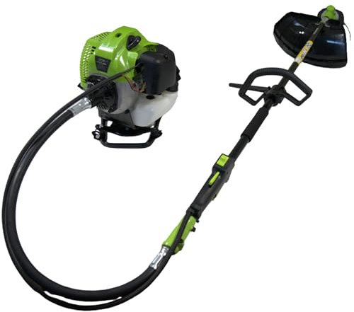 Synergy Desbrozadora de Mochila Profesional a Gasolina CN-BP520S - Motor 2 Tiempos 52cc 2CV, Arnés Doble, Cabezal Semiautomático y Disco de 3 Puntas