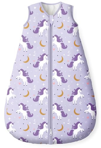 Yoofoss Saco de Dormir para Bebé de Invierno Algodón 2.5 TOG Manta Envolvente para Dormir Súper Cálido para 67 cm Unisex Niñas Niños 0-6 Meses