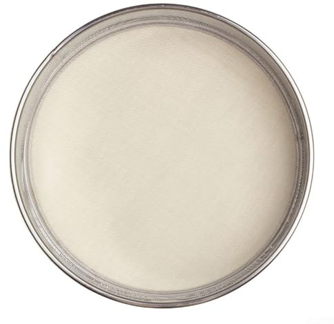 Rostfritt stål kök mjölsikt, 40 cm fin mesh oljesil för bakning, runt sockersiktar och filterverktyg, snabb rengöring metallsil för hemmabruk