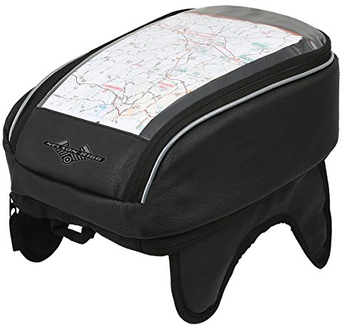 Nelson-Rigg Route 1 Journey Highway Cruiser Magnetische Tanktasche, passend für Harley Davidson, Indian, Honda, Yamaha, Suzuki und mehr