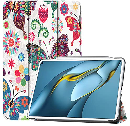 Lobwerk Tablet Hülle für Huawei MatePad Pro MRR-W29 2021 10.8 Zoll Slim Case Etui mit Standfunktion und Auto Sleep/Wake Funktion