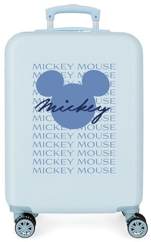 Disney have a good Time Topolino Blu 38x55x20 cm ABS rigido Chiusura laterale con combinazione 35L 2 kg 4 doppie ruote bagaglio a mano
