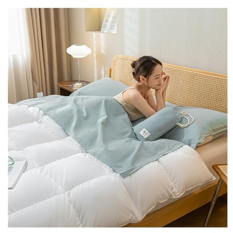 RUZGAR Sac de Couchage Coton 1 2 Personnes Drap de Sac de Couchage de Voyage Léger Confortable pour Camping Randonnée Hôtel Train Auberges