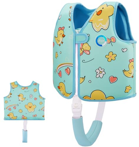 Gilet de Natation OSHYLE pour Enfants Gilet Flottant pour Tout-Petits avec Sangle de sécurité Aide à la flottabilité (AI-YD, S(1-3))