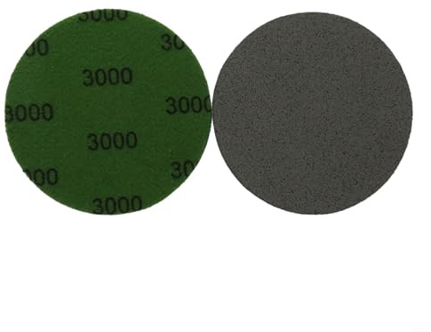 FUANA Lot de 10 disques en mousse de 75 mm P3000 pour ponçage et polissage automobile