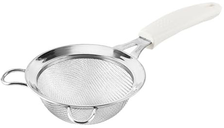ycezw Setaccio per la cottura, doppio strato in acciaio inox 30 maglie in metallo, utensili da cucina gadget per alimenti setacci succhi filtraggio drenante risciacquo lavaggio