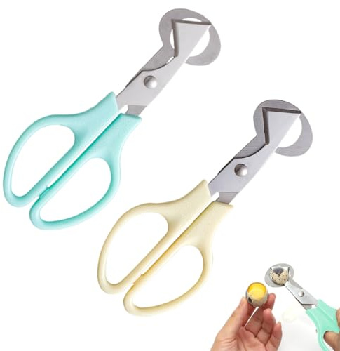 Tijeras Huevos Codorniz, Tijeras de Corte de Cáscara de Huevo de Acero Inoxidable, Utensilios de Cocina Abridor para Hogar Codorniz Huevos Tijeras Huevo Cortador